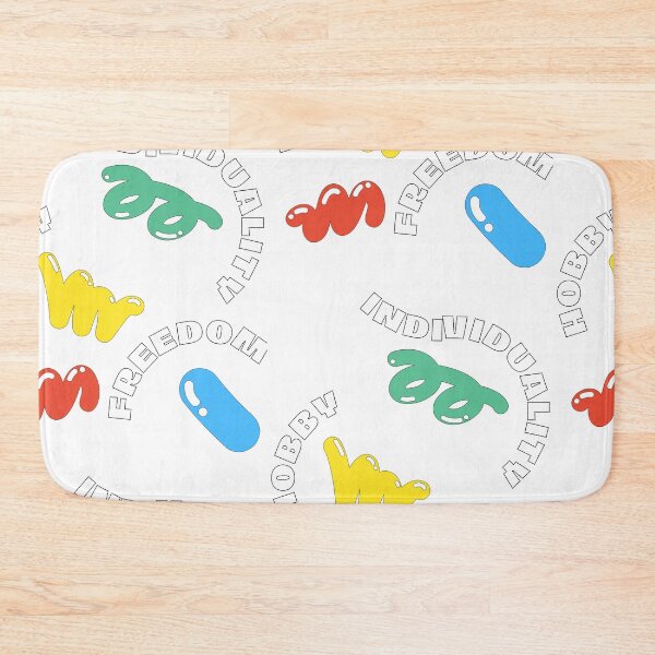 Item preview, Colorful Lines Cute & Cheeky Curved Text, Individuality designed and sold by fosterahope.