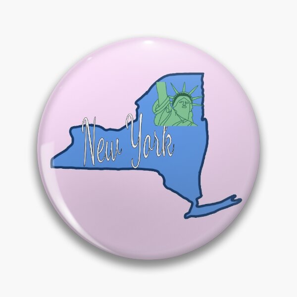 Item preview, New York Shape With Statue Of Liberty designed and sold by JaynasDesigns.