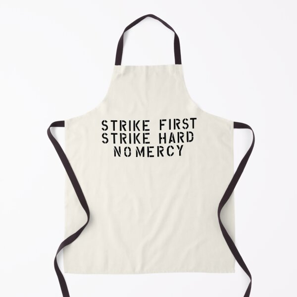 Item preview, Strike First, Strike Hard, No Mercy. (Cobra Kai dojo wall stencil) designed and sold by DotorEaon.