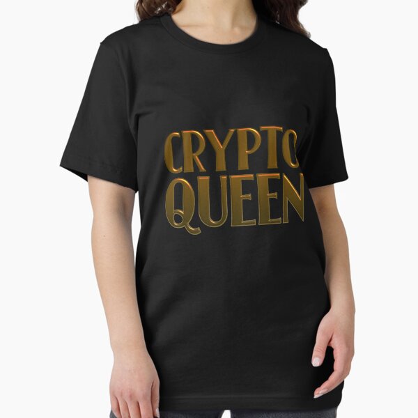 Item preview, Crypto Queen Cryptocurrency Crypto To The Moon Bitcoin Girl Gear designed and sold by DynamicDesign.