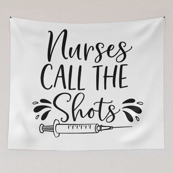 Item preview, Nurses Call The Shots designed and sold by Dollfacedesign.