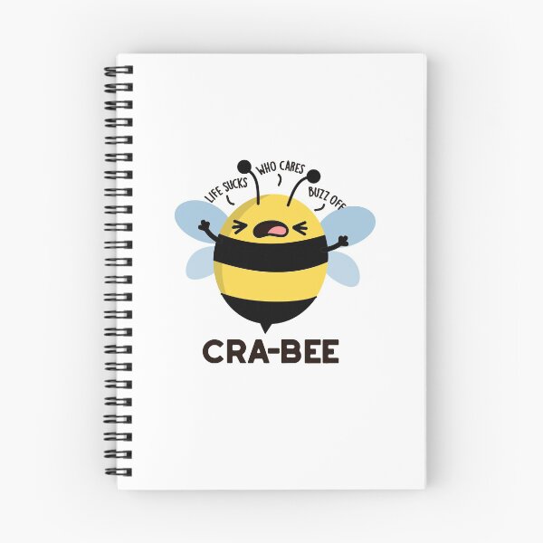 Item preview, Cra-bee Funny Bee Puns  designed and sold by punnybone.