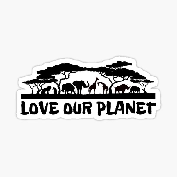 Love Our Planet Sticker