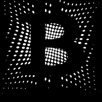 Imagen de la obra Bitcoin Logo Halftone Cryptocurrency Crypto Artsy Bitcoin Gear de DynamicDesign