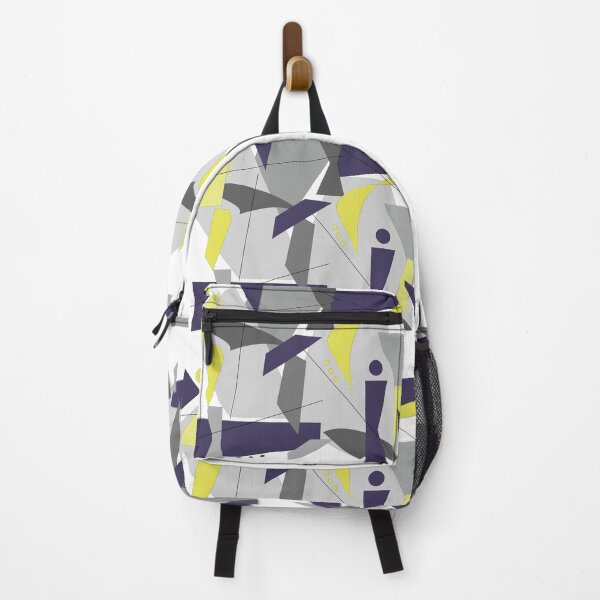Item preview, Modern Abstract Geometric Shapes on Gray designed and sold by zaphco.