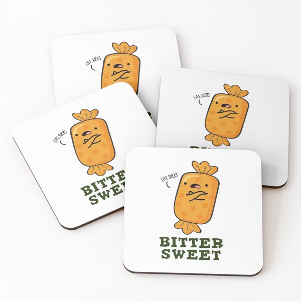 Item preview, Bitter Sweet Funny Candy Puns  designed and sold by punnybone.