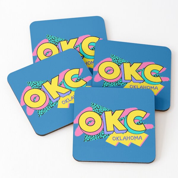 Item preview, Oklahoma City, Oklahoma Retro 90s Logo designed and sold by SLAG-Creative.
