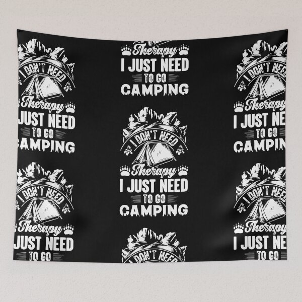 Item preview, I Don't Need Therapy I Just Need to Go Camping Shirt Men Kid designed and sold by ZimbomDesigner.