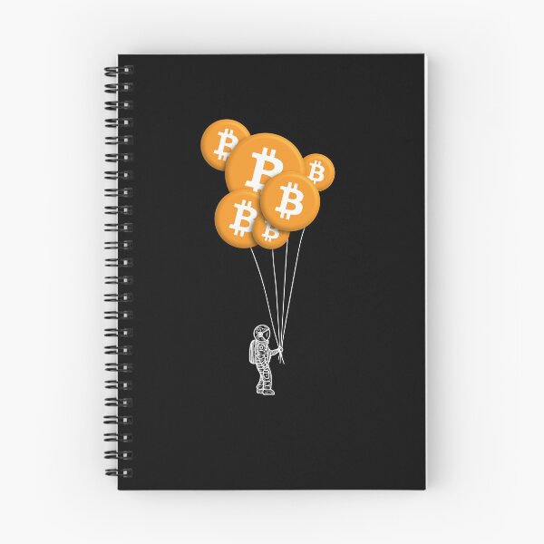 Item preview, Astronaut Holding Bitcoin Balloons Crypto To The Moon BTC Gear designed and sold by DynamicDesign.