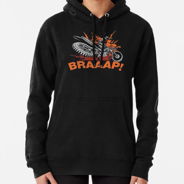 Braaap, Dirt Bike, Motocross T-shirts, Mugs and Beddings Pullover Hoodie