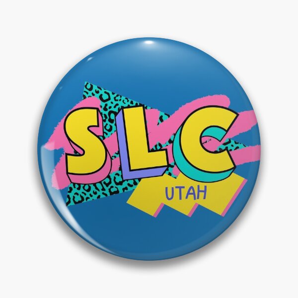 Item preview, Salt Lake City, Utah Retro 90s Logo designed and sold by SLAG-Creative.