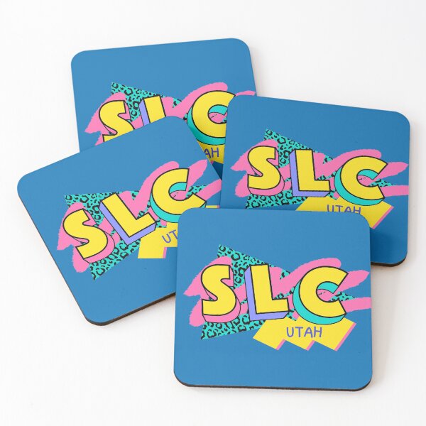 Item preview, Salt Lake City, Utah Retro 90s Logo designed and sold by SLAG-Creative.