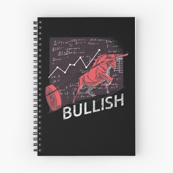 Item preview, Bullish On Bitcoin Stockmarket BTC Crypto Bitcoin Bull Gear designed and sold by DynamicDesign.