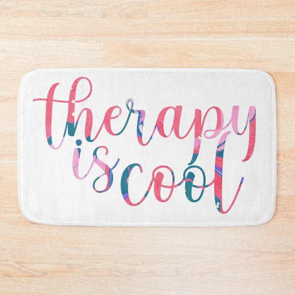 Item preview, therapy is cool | therapist office wall hanging | psychologist | counselor | wall art designed and sold by aurorassadprose.