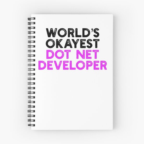 Item preview, World's Okayest Dot Net Developer designed and sold by Tech-e-Tees.