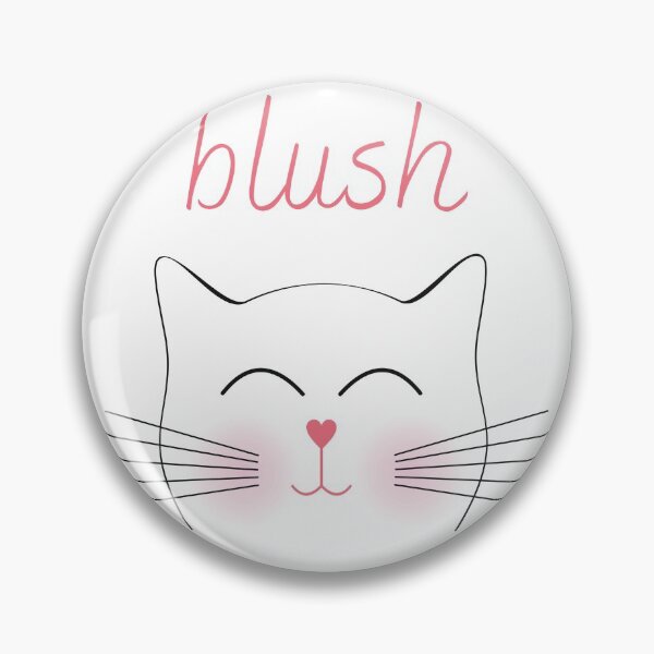 Item preview, Cute Blushing Embarrassed Cat designed and sold by StormyMuse.