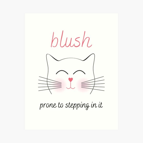 Cute Kitty Blush Shy Cat Cats Pretty Adorable - Aesthetic Cat Icon