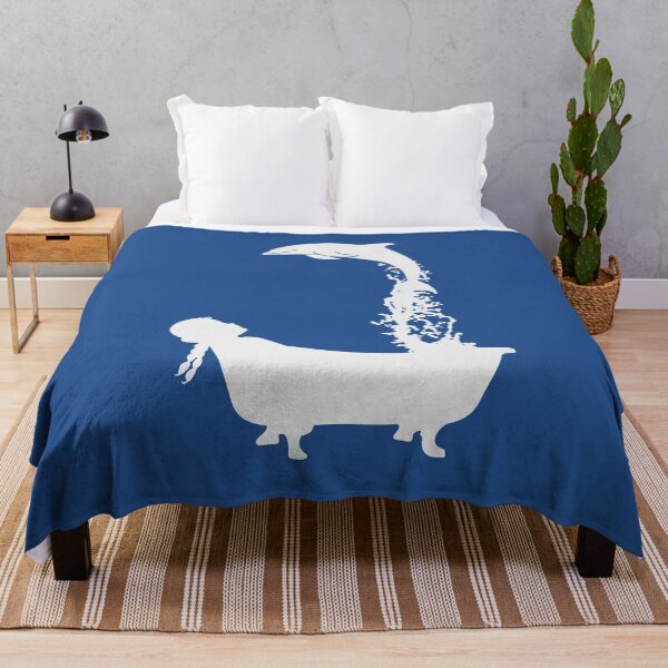 Item preview, Dolphin leaping out of bath tub silhouette. designed and sold by BOLD-Australia.