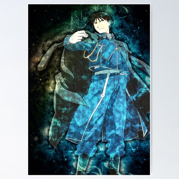 Fullmetal Alchemist Brotherhood Ed& Roy Anime Poster Flag