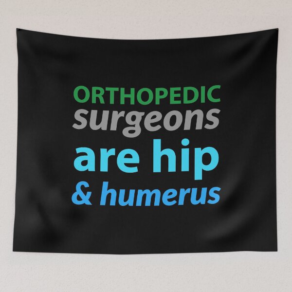 Artikelvorschau, lustiges orthopädisches Design. Orthopäden sind Hüfte und Humerus entworfen und verkauft von doctors-apparel.