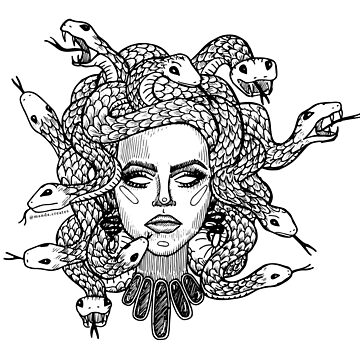 Artwork thumbnail, Medusa by Manda Creates
