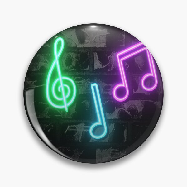 Item preview, Neon music notes designed and sold by CN1minus.