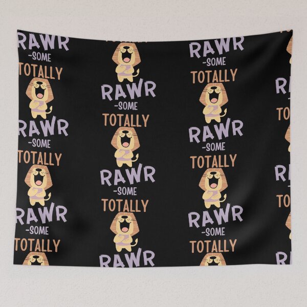 Item preview, Totally Rawrsome Purple Design designed and sold by SweetAndSpice.