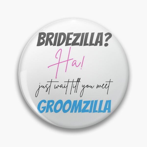 Item preview, Funny Groomzilla And Bridezilla Design designed and sold by StormyMuse.