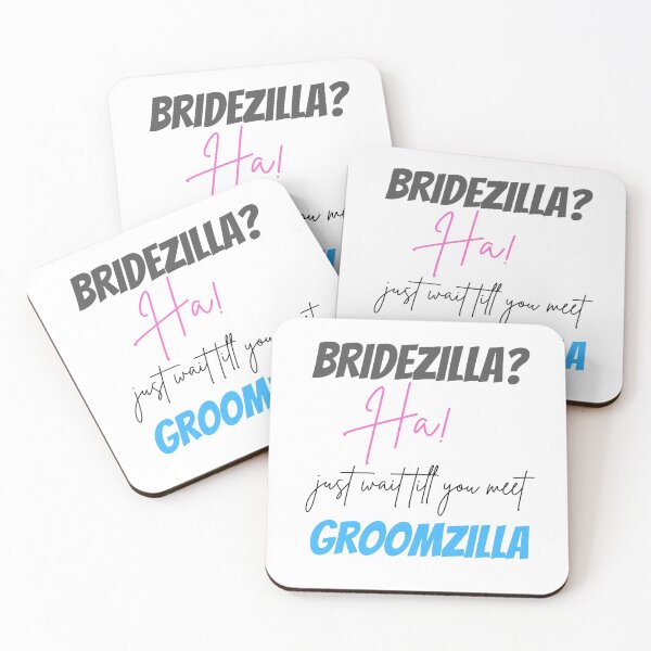 Item preview, Funny Groomzilla And Bridezilla Design designed and sold by StormyMuse.