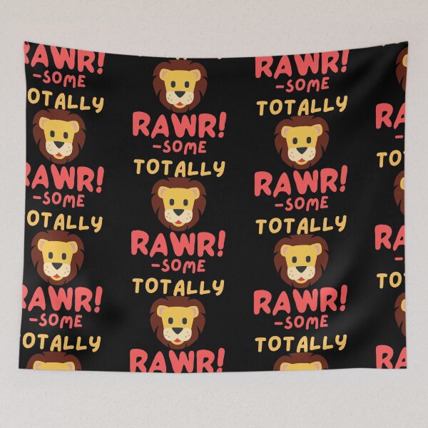 Item preview, Totally Rawrsome Cute Lion Design designed and sold by SweetAndSpice.