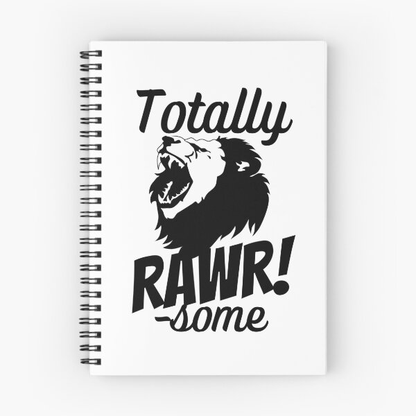 Item preview, Totally Rawrsome Fierce Lion Black Design designed and sold by SweetAndSpice.