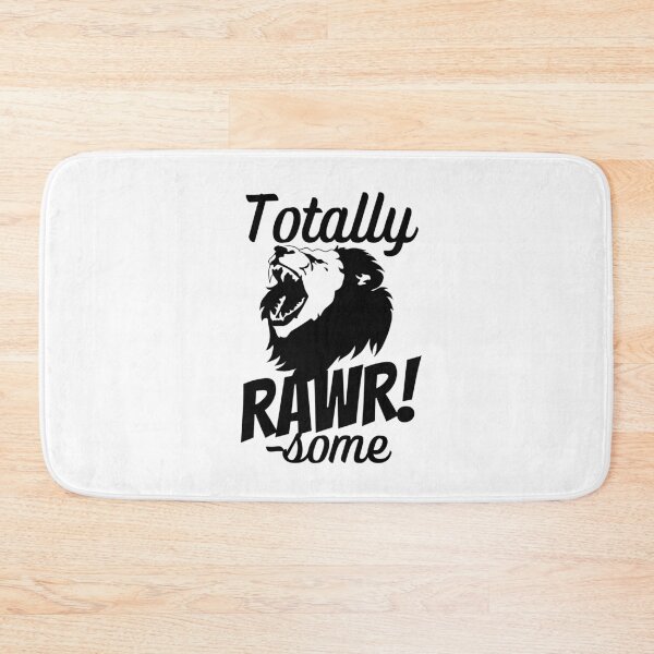 Item preview, Totally Rawrsome Fierce Lion Black Design designed and sold by SweetAndSpice.