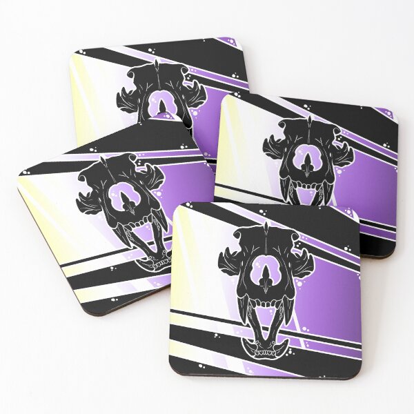 Item preview, Non-Binary Pride Skull - Bear designed and sold by KCDragons.