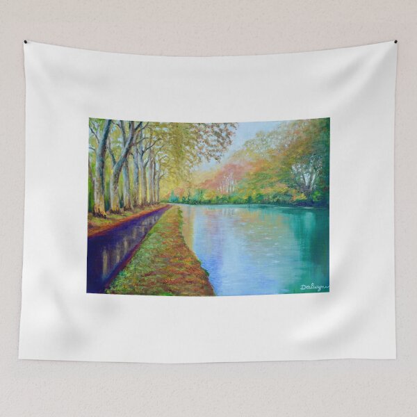 Item preview, Canal du Midi at Castanet, Languedoc, France designed and sold by Dai Wynn Fine Art.