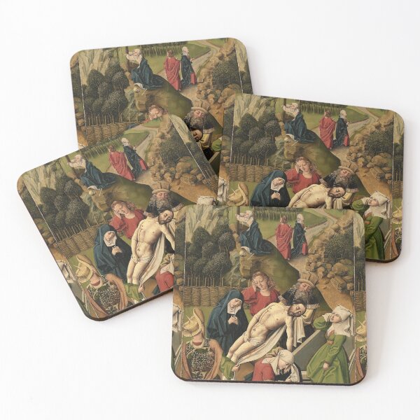 Item preview, Religious Art - Painting of Christ's Entombment  designed and sold by KnightandMoon.