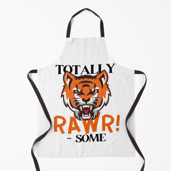 Item preview, Totally Rawrsome Fierce Tiger Black Design designed and sold by SweetAndSpice.