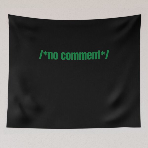 Item preview, No Comment designed and sold by Crafty-Mornings.