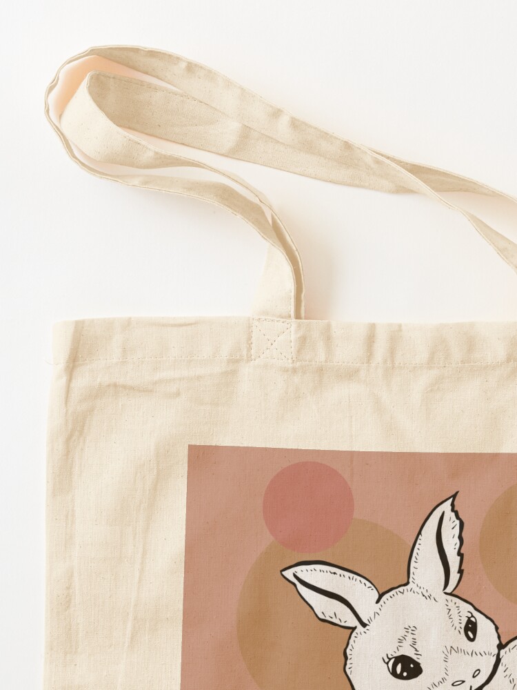 Alternate view of Adorable Baby Bunny Says Hello Tote Bag