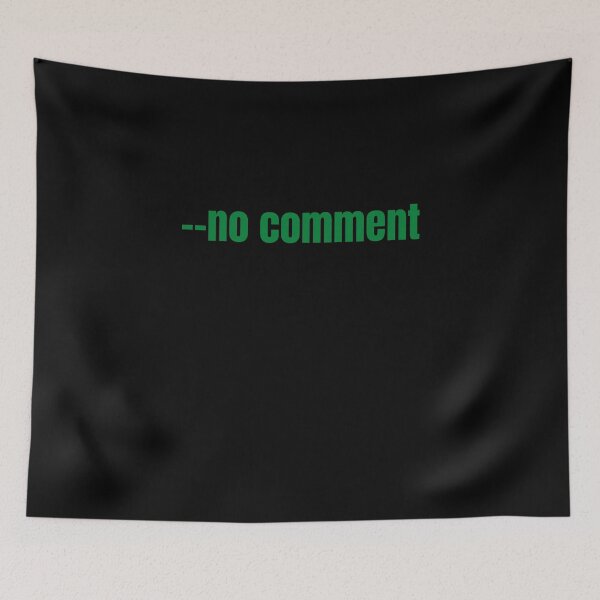 Item preview, No Comment designed and sold by Crafty-Mornings.
