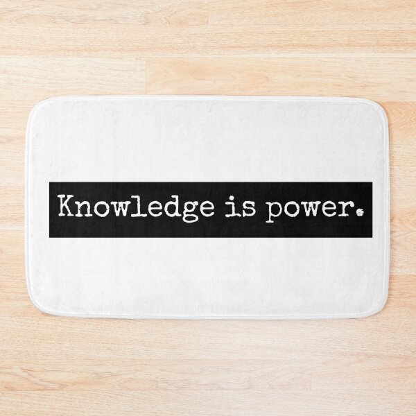 Item preview, Knowledge Is Power | Quote designed and sold by KarolinaPaz.