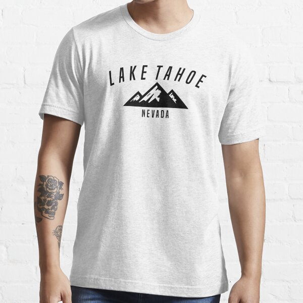 "LAKE TAHOE NEVADA Mountain Skiing Ski Snowboard Snowboarding" Tshirt for Sale by