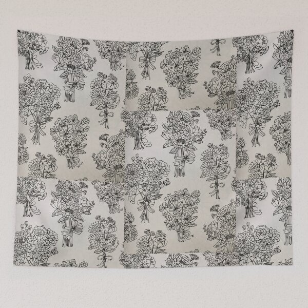Item preview, Bouquets of Flowers (in black and white)  designed and sold by T1D4ever.