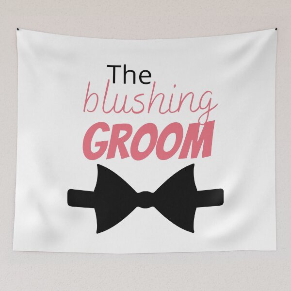 Item preview, Funny The Blushing Groom Design designed and sold by StormyMuse.