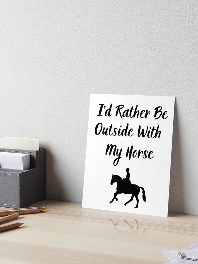 Impression rigide for Sale avec l'œuvre « Amoureux des chevaux, Fille de  cheval, Cadeau de cheval, J'aime les chevaux » de l'artiste Presto Prints  Design