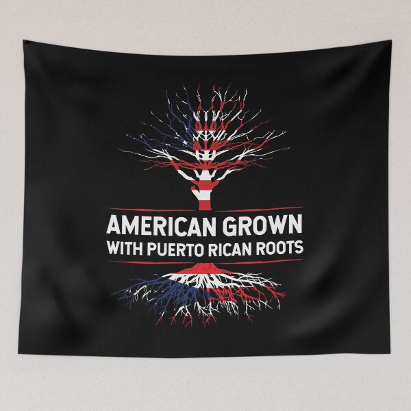 Item preview, American Grown With Puerto Rican Roots designed and sold by BaseStore.
