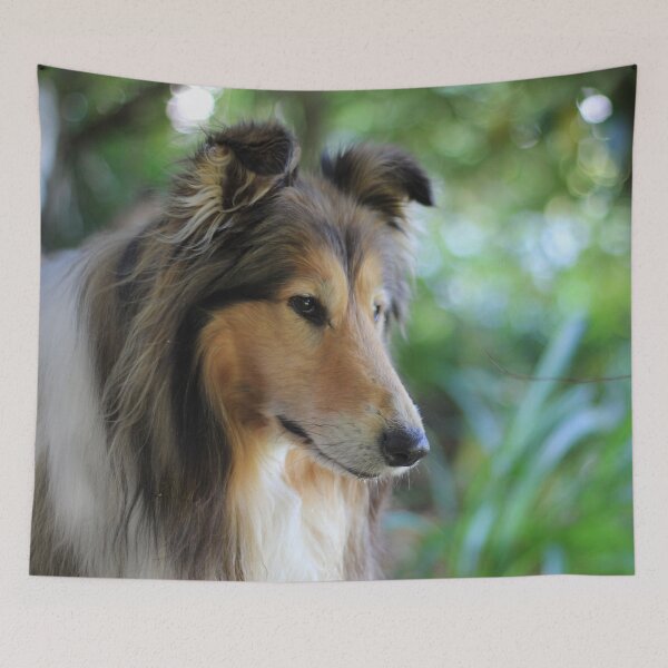 Item preview, Rough Collie In The Woods designed and sold by KarenWoodArt.