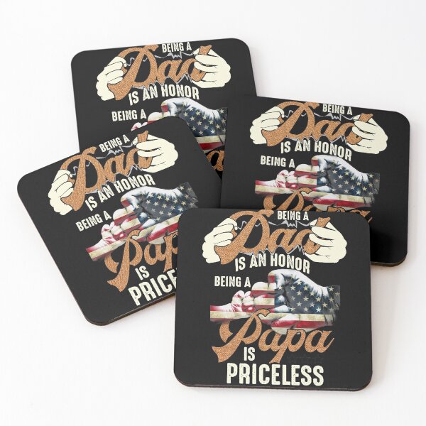Item preview, Being A Dad Is An Honor Being A Papa Is Priceless Independence Day 4th Of July designed and sold by BaseStore.