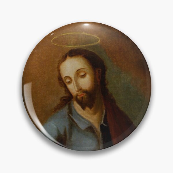 Item preview, Religious Art - Painting of Saint Joseph and the Christ Child designed and sold by KnightandMoon.
