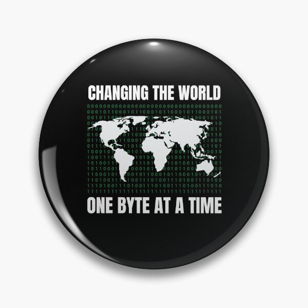 Item preview, Changing The World One Byte At A Time designed and sold by Crafty-Mornings.