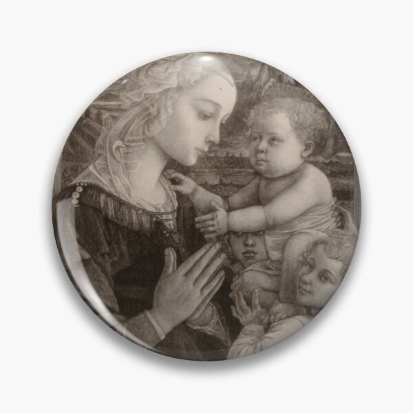 Item preview, Religious Art - Engraving of Mary and Christ  designed and sold by KnightandMoon.